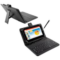 Capa Preta com Teclado p/ Tablet Samsung Galaxy A7 Lite 8.7 + Caneta Touch Capa Preta com Teclado p/ Tablet Samsung Galaxy A7 Lite 8.7 + Caneta Touch