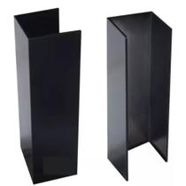 Capa Preta Duto 3 Lados Para Coifa e Depurador 28x28cm Com 60 Centímetros