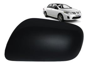 Capa preta retrovisor externo lado esquerdo motorista corolla 2008 2009 2010 2011 2012 2013