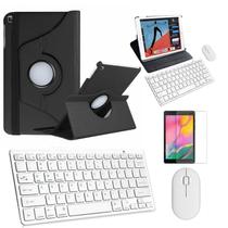 Capa Preta, Teclado Mouse Branco,Pel Galaxy A8 X200/205 10,5