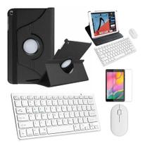 Capa Preta Teclado Mouse Branco Pel P/ Galaxy A8 X200/205