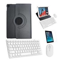 Capa Preta, Teclado Mouse Branco ,pel Para Tablet Pad 5 11 Capa Preta, Teclado Mouse Branco ,pel Para Tablet Pad 5 11