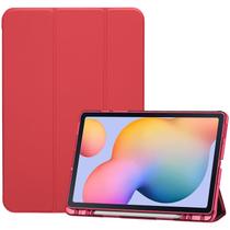 Capa ProCase para Galaxy Tab S6 Lite 10.4, suporte para caneta S, vermelha