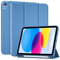 Capa ProCase para iPad 11ª geração 11 polegadas 2025/iPad 10ª geração 10,9 polegadas 2022 com porta-lápis azul