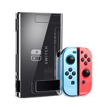 capa proteção acrílico cristal joycon para Nintendo switch