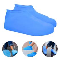 Capa Proteção Calçados Azul Tamanho M 35 ao 40 Silicone