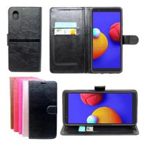 Capa Proteção Capinha Carteira Para Galaxy A01 Core