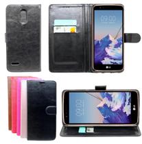 Capa Proteção Capinha Carteira Para LG K10 Pro Flip Case Capa Proteção Capinha Carteira Para LG K10 Pro Flip Case