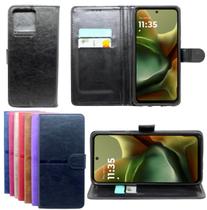 Capa Proteção Capinha Carteira Para Moto G15 Flip Case