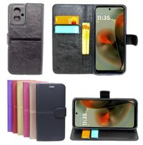 Capa Proteção Capinha Carteira Para Moto G55 Flip Case