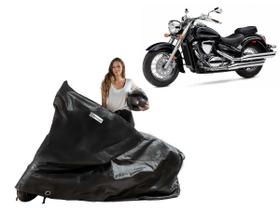Capa Proteção Cobrir Moto Suzuki Boulevard M800 C50 C50T Capa Proteção Cobrir Moto Suzuki Boulevard M800 C50 C50T