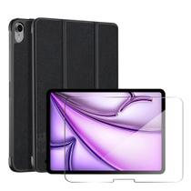 Capa proteção extra + vidro temperado para iPad Air 11 M2