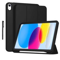 Capa proteção flexível para iPad 10ª Ger 10,9 + caneta