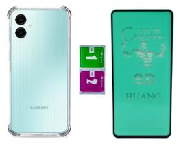 Capa Proteção Impacto Para Galaxy A06 + Pelicula Ceramica