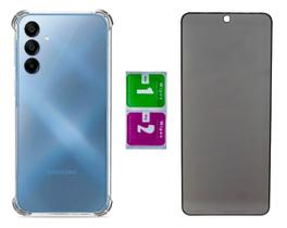 Capa Proteção Impacto Para Galaxy A16 + Pelicula Privacidade Capa Proteção Impacto Para Galaxy A16 + Pelicula Privacidade