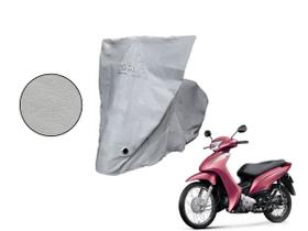 Capa Proteção Moto Honda Biz Cinza Premium