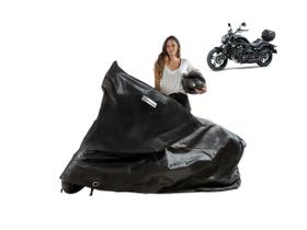 Capa Proteção Moto Kawasaki Vulcan com Baú Bauleto Capa Proteção Moto Kawasaki Vulcan com Baú Bauleto