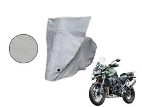Capa Proteção Moto Triumph Tiger 1200 XCA Cinza Premium Capa Proteção Moto Triumph Tiger 1200 XCA Cinza Premium