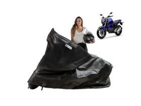 Capa Proteção Moto Yamaha Fazer FZ15 Forrada Impermeável