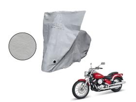 Capa Proteção Moto Yamaha Xvs 650 Drag Star Cinza Premium Capa Proteção Moto Yamaha Xvs 650 Drag Star Cinza Premium