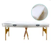 Capa Proteção para Maca Impermeável Transparente PVC 190x80 Clínica Estética Consultórios