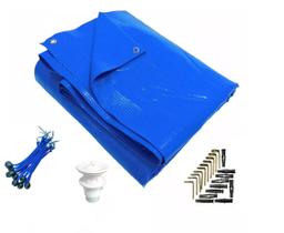 Capa Proteção Para Piscina - Capa 3,30 X 2,10 - 500 Micras PVC 10 em 1 Capa Proteção Para Piscina - Capa 3,30 X 2,10 - 500 Micras PVC 10 em 1