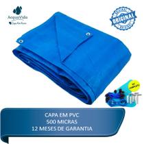Capa Proteção Para Piscina Capa 4,35X2,75 500 Micras PVC 10 em 1