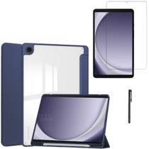 Capa proteção + pelicula vidro para Tab A9 Plus 11" + caneta