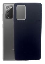 Capa Proteção Preta Aveludada Para Galaxy Note 20 Silicone Capa Proteção Preta Aveludada Para Galaxy Note 20 Silicone