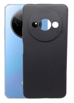 Capa Proteção Preta Aveludada Para Redmi A3 Silicone