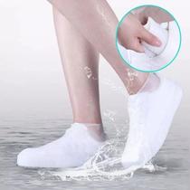 Capa Protetor Chuva Silicone Impermeável a Prova D'água Moto Tênis Sapato Calçado