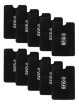 Capa Protetor De Cartão Bancário Anti Furto Rfid Kit 10 Uni - Capa Protetor De Cartão Bancário Anti Furto Rfid Kit 10 Uni -