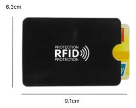 Capa Protetor De Cartão Bancário Anti Furto Rfid Kit 5 Uni Capa Protetor De Cartão Bancário Anti Furto Rfid Kit 5 Uni