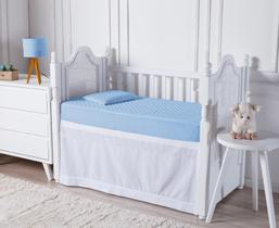 Capa Protetor De Colchão Berço Americano Impermeável 130x70 Branco Capa Protetor De Colchão Berço Americano Impermeável 130x70 Branco
