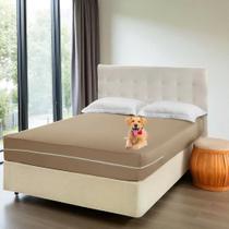 Capa Protetor de Colchão Casal Queen Malha Gel Várias Cores