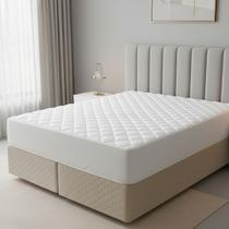 Capa Protetor de Colchão King Size Box Antialérgico Macio Matelassê Toque Suave Pêssego Best Sling