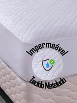 Capa Protetor de Colchão Matelado com Elástico Impermeável ~ Solteiro,Casal,Queen, King ~