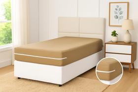 Capa Protetor de Colchão Solteiro Malha Gel Várias Cores