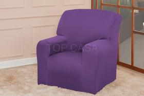 Capa Protetor De Sofá Poltrona Papai 1 Lugar Coladinha - Uva