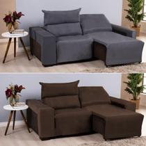 Capa Protetor de Sofá Retrátil Reclinável 2 Lugares