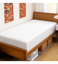 Capa Protetor Impermeável Colchão Solteiro Antiácaro Silenciosa Cor Branco Preto Cinza Desenho Do Tecido Matelado