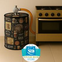 Capa protetor impervealvel botijao de gas de 13kg