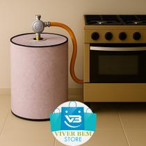 Capa protetor impervealvel botijao de gas de 13kg