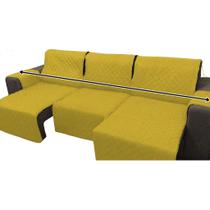 Capa Protetor Para Sofa Retratil e Reclinavel 3,50M 3 Modulos (MEDIDA COM OS BRAÇOS)