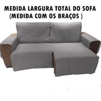 Capa protetor para sofa retratil resistente 2,30 2mod largura total do sofa com os braços