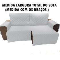 Capa protetor para sofa retratil resistente 2,30 2mod largura total do sofa com os braços