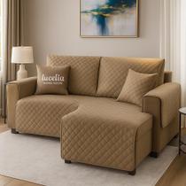 Capa protetor para sofa retratil resistente 2,30 2mod largura total do sofa com os braços