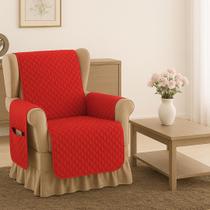 Capa Protetor pra Sofá Poltrona do Papai 1 Lugar Moderna Retrátil Reclinável Decorativo Porta Objeto