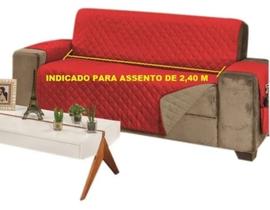 Capa protetor retratil 4 lugares assento 2.40 king dupla face Capa protetor retratil 4 lugares assento 2.40 king dupla face