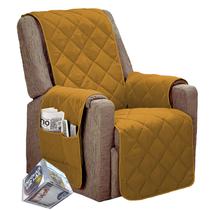 Capa Protetor Sofá 1 lugar Poltrona Papai Avulso Mostarda L*